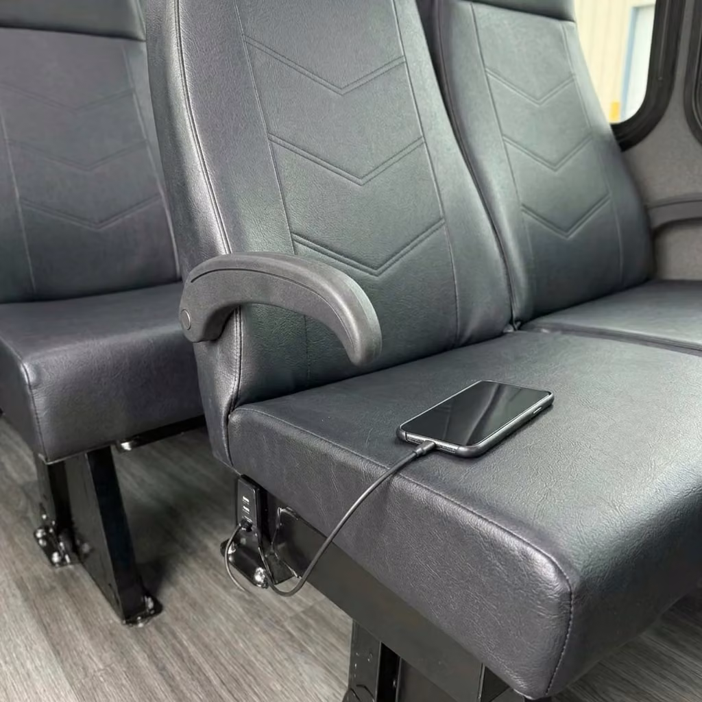 cooper city 15 passenger minibus usb charging