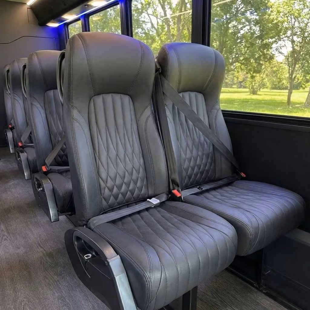cooper city 20 passenger minibus high back seats