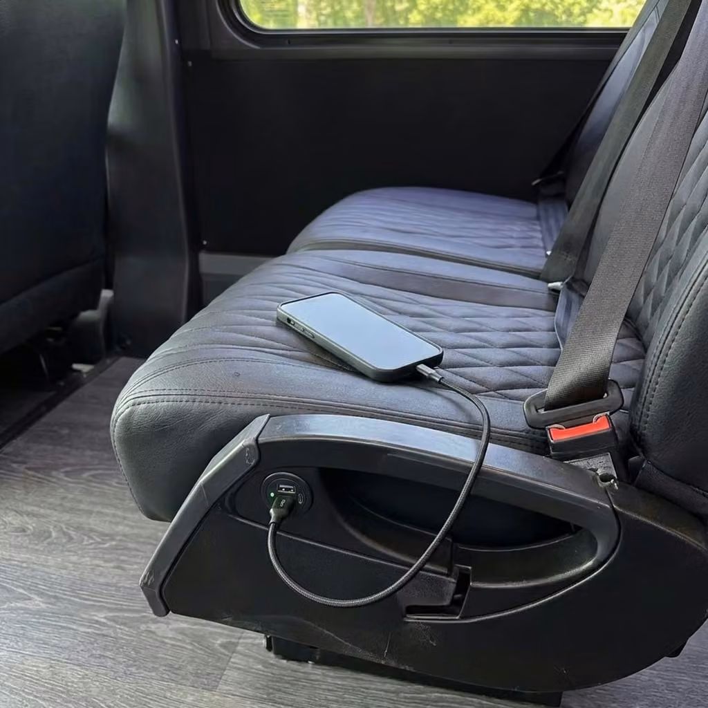 cooper city 20 passenger minibus usb charging