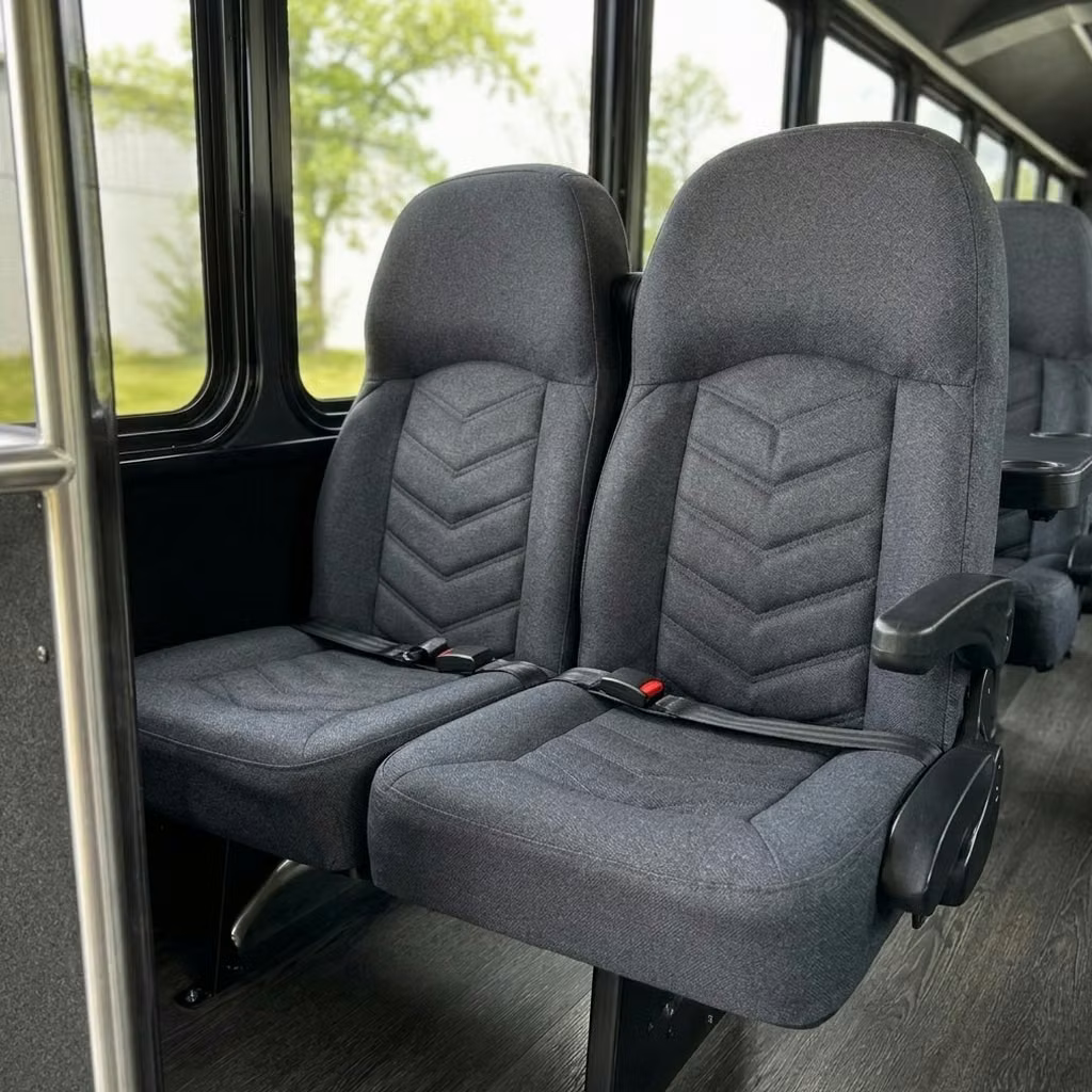 cooper city 25 passenger minibus high back seats