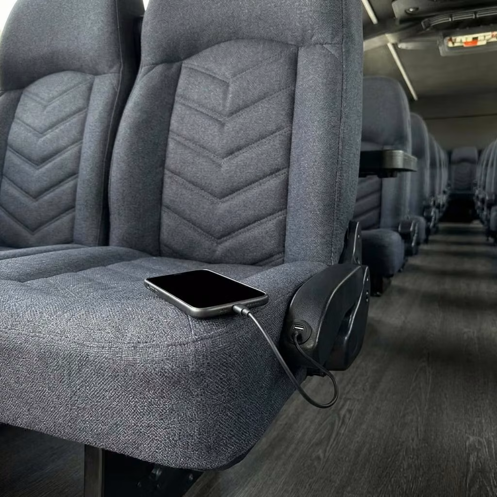 cooper city 25 passenger minibus usb charging