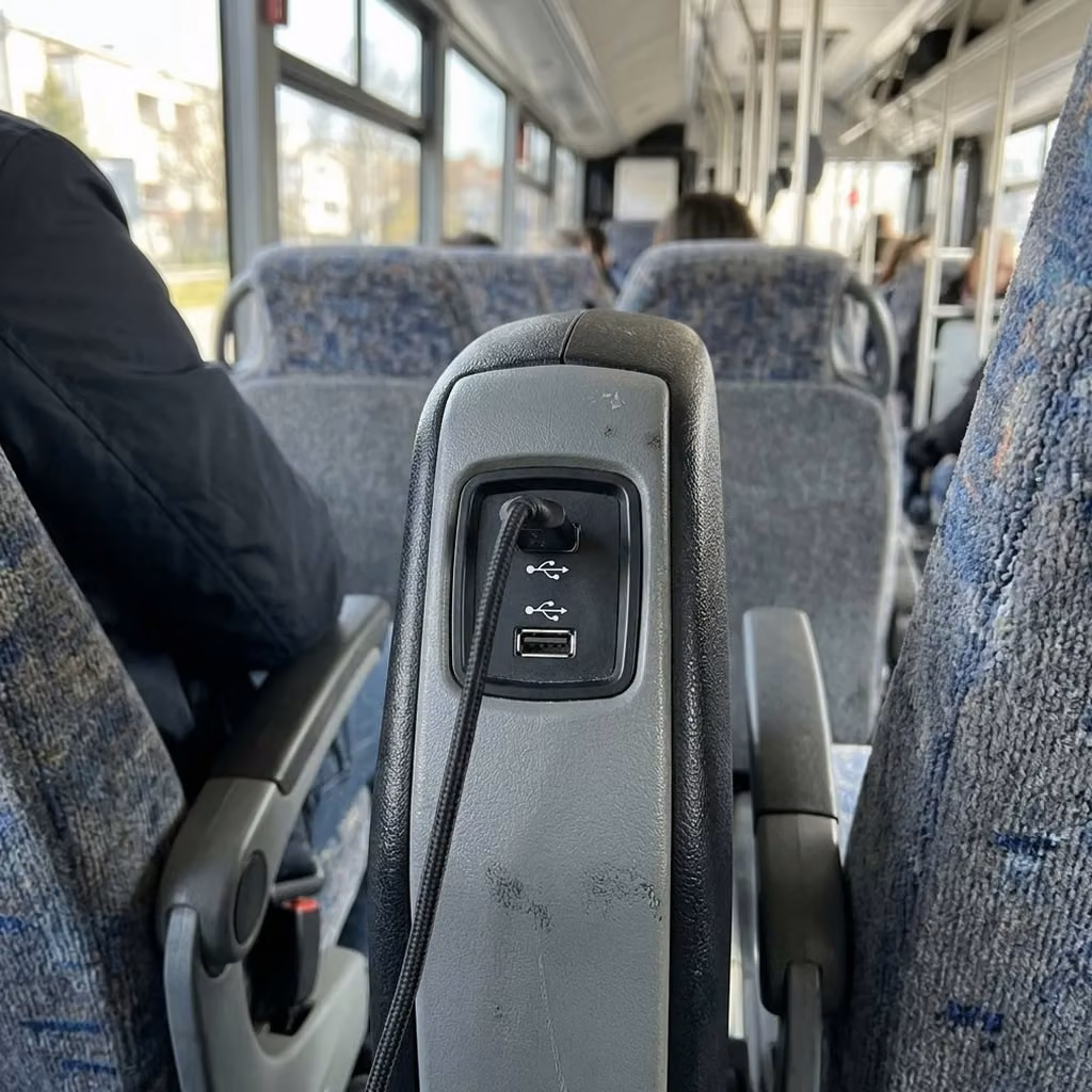 cooper city 28 passenger minibus usb charging