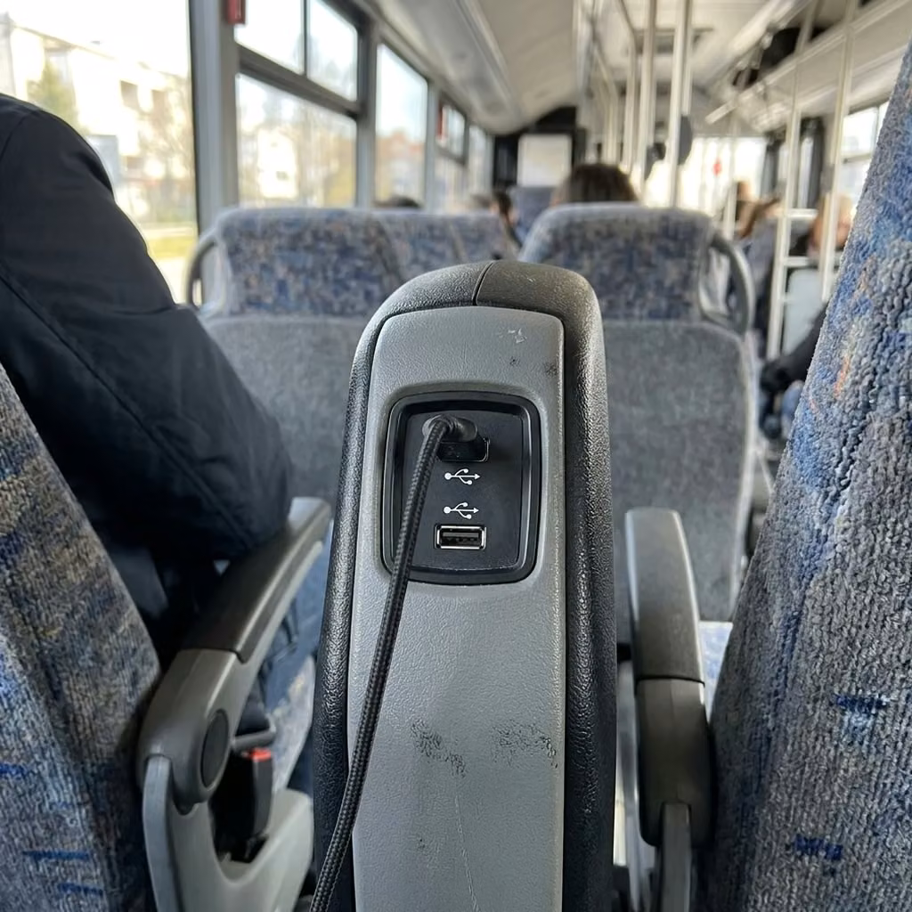 cooper city 30 passenger minibus usb charging