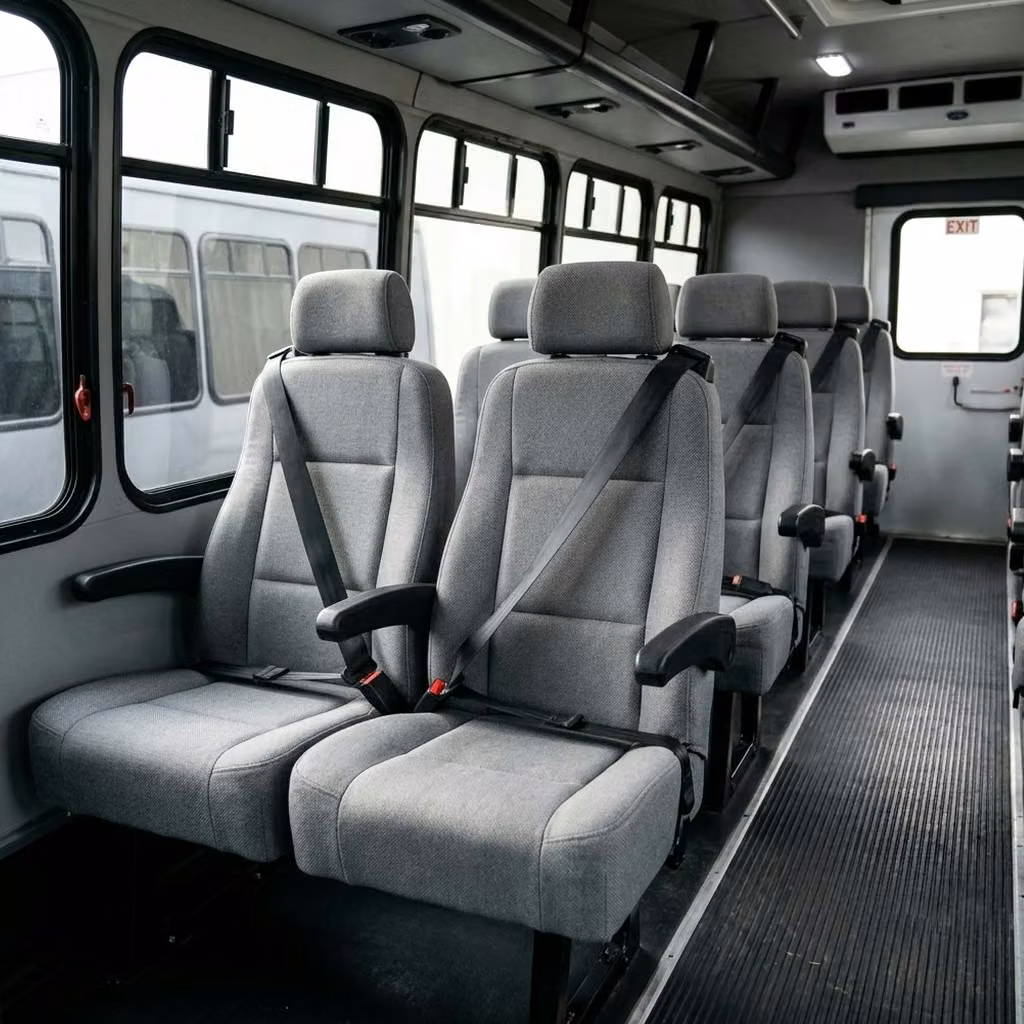 cooper city 35 passenger minibus reclining seats