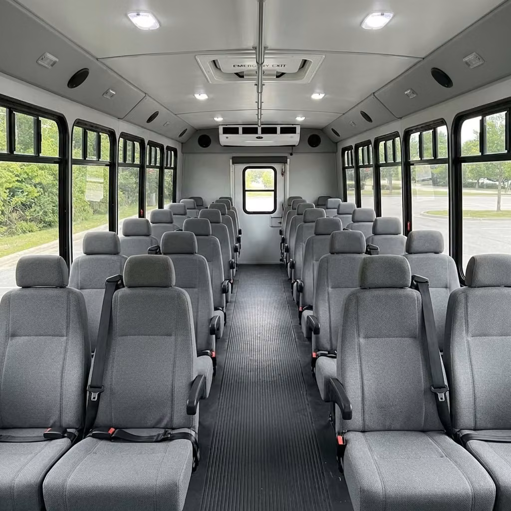 cooper city 35 passenger minibus seating