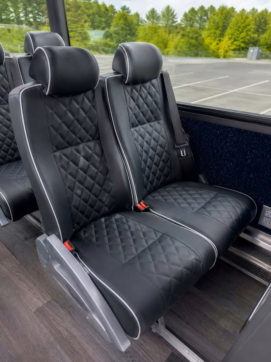 cooper city 56 passenger charter bus reclining seats