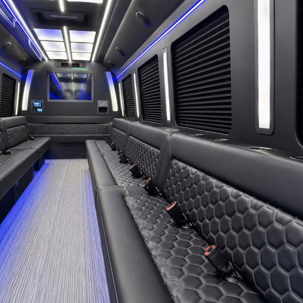 cooper city party bus party lighting