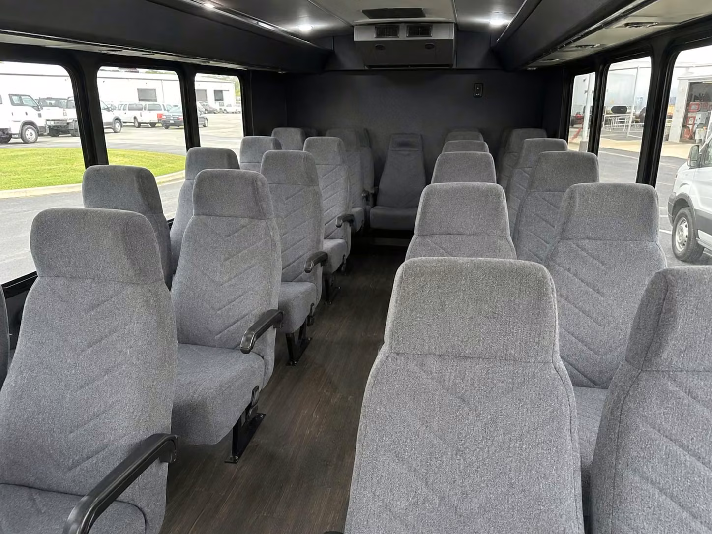 18 passenger minibus interior